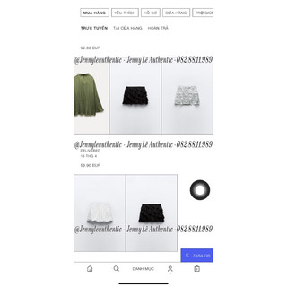 [ZARA AUTHENTIC] Chân Váy ZARA Authentic Xếp Ly Phồng