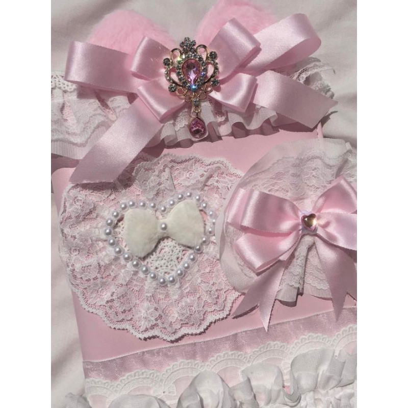 🌡️Binder decor cánh thiên thần,chamr ngọc, nơ siu xinh