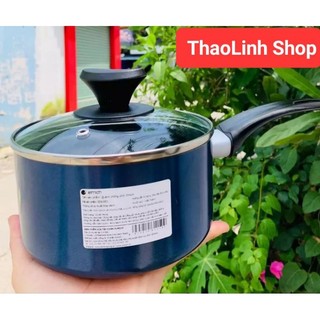 Quánh chống dính elmich 16cm đáy từ dùng được bếp điện từ