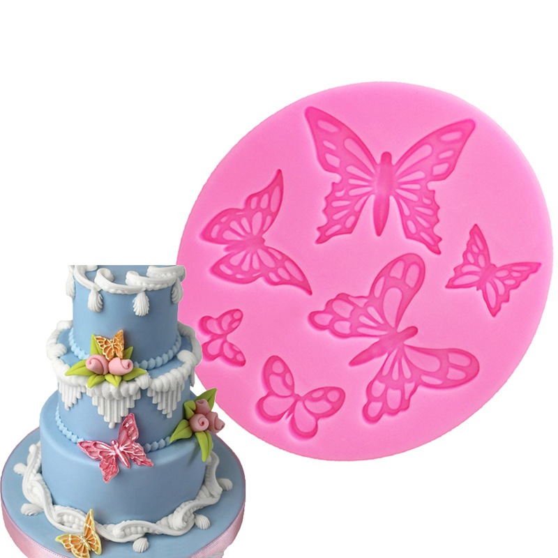 Khuôn bướm fondant cake