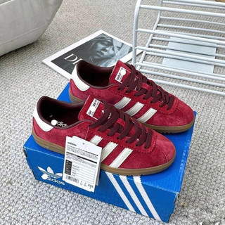 Giày Adida Bermuda Burgundy Đỏ Đô Nam Nữ Basic Lai Au Cao Cấp