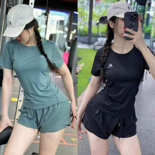 (QUẦN HAI TÚI KHÓA) Bộ thể thao gym yoga chất thun lạnh quần hai lớp hai túi khóa