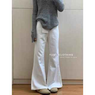 QUẦN KAKI CẠP CAO ỐNG LOE TRƠN 2 MÀU DỄ PHỐI ĐỒ