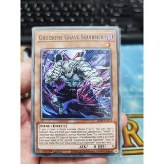 1 lá thẻ bài gruesome grave squirmer - lede-en019 - common 1st edition