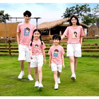 Bộ gia đình 3/4/5 người đi biển 2024 bộ 5xl, sét bộ gia đình đi biển chất cotton mịn mát