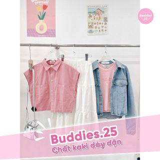 Áo sơmi tay hến basic Buddies.25