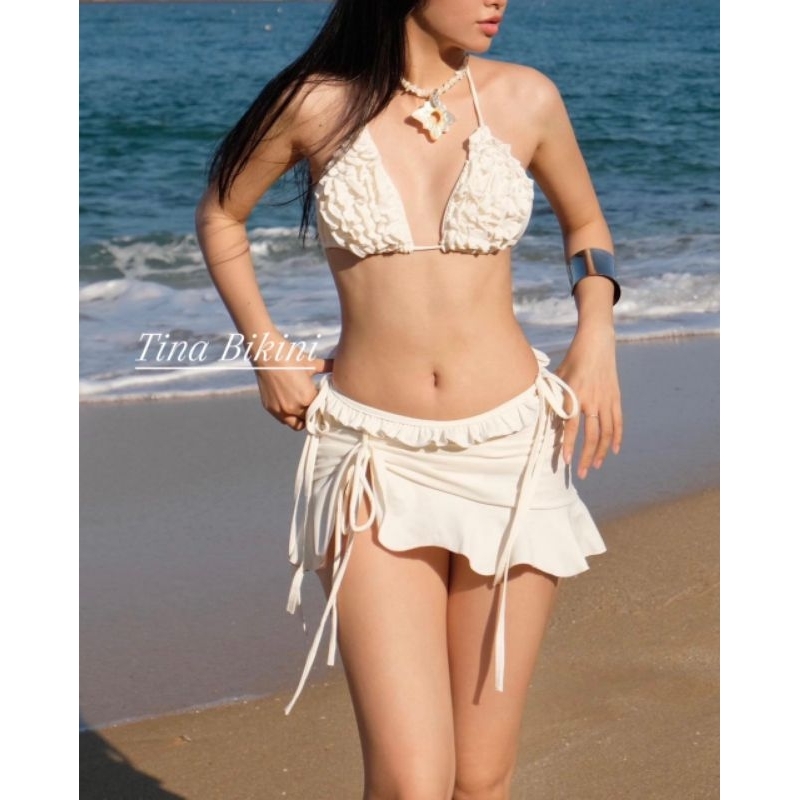 Bikini Set 3 Món Bánh Bèo Thương Hiệu Tina – Bộ Đồ Bơi Xinh | BigBuy360 - bigbuy360.vn