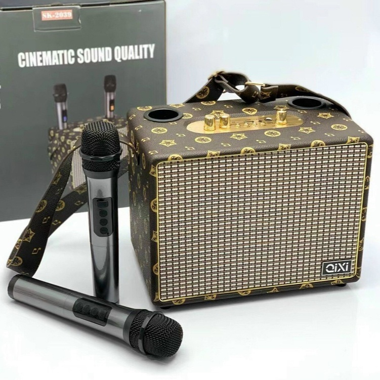 Loa Bluetooth Karaoke SK2036 Bản Cao Cấp Nhất Kèm 2 Micro Không Dây Âm Thanh Siêu Hay Nghe Nhạc Bass Căng SK03 DOSUHO | BigBuy360 - bigbuy360.vn