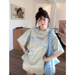 Áo phông nơ hàng qc 2 màu đen và xám