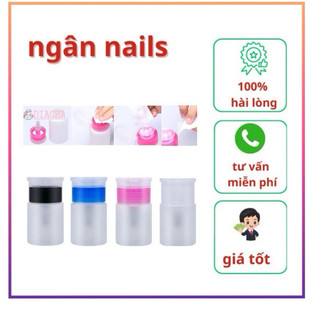Bình nhấn aceton 100ml làm móng