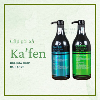 Cặp dầu gội xả kafen 800ml phục hồi tóc hư tổn, tóc nát, tóc yếu - salon chuyên dùng