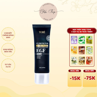 Kem chống nắng EGF phục hồi căng sáng da YOBE 50ml chính hãng - Hàn Quốc - YUBI YUBI