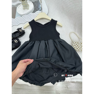 Váy Bé Gái Hở Lưng Phong Cách Hàn