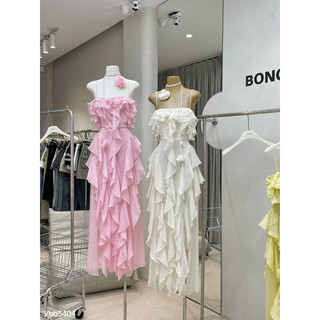 (Sẵn)  Đầm maxi bèo dây hoa tkcc 𝑩𝒐𝒏𝒈𝑩𝒂𝒏𝒈 𝑫𝒆𝒔𝒊𝒈𝒏