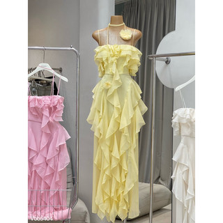 (Sẵn)  Đầm maxi bèo dây hoa tkcc 𝑩𝒐𝒏𝒈𝑩𝒂𝒏𝒈 𝑫𝒆𝒔𝒊𝒈𝒏