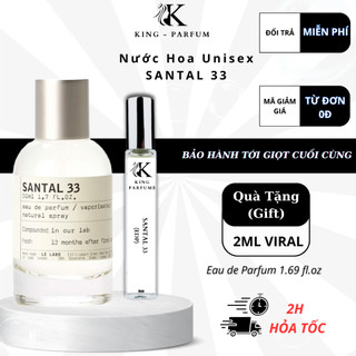 Nước Hoa Unisex Santal 33 EMI KING PARFUM hương gỗ thơm độc đáo, quyến rũ