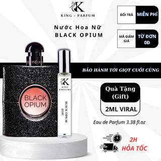 Nước Hoa Nữ Black Opium KING PARFUM Thơm Lâu Hương Hương Vani Phương Đông