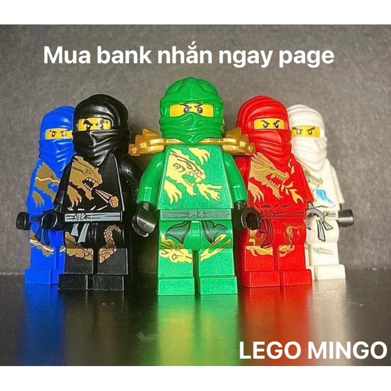 LEGO ninjago nhân vật đẹp golden dx hiếm mắc