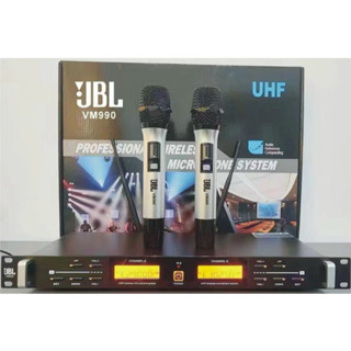 ( MỚI NHẤT 2024 ) Micro Không Dây Jbl Wireless VM990 6 Số Tự Ngắt Khi Không Sử Dụng Cảm Biến Gia Tốc Sóng UHF Xa BH12T