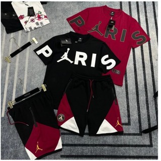 Bộ cộc tay paris nam mùa hè bh29 cổ tròn chất cotton thời trang cao cấp