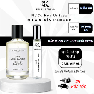 Nước Hoa Nam No 4 Après l’Amour KING PARFUM nhóm hương Gỗ thơm mát