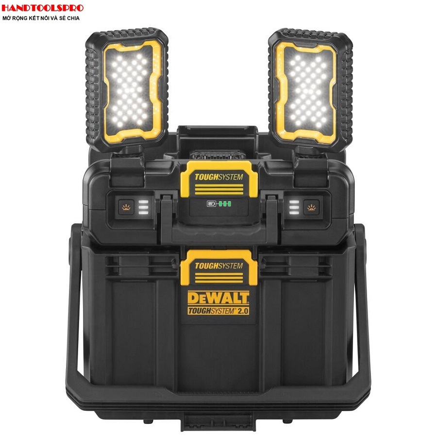 Dewalt DWST08061-8/Hộp dụng cụ có đèn pin (nhựa) TOUGH SYSTEM