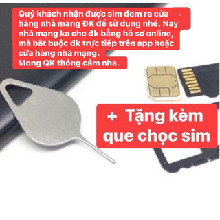 [HM] Sim Vina số dễ nhớ đuôi 345, 456 (Khách tự đăng ký sim nhé)
