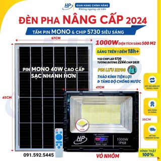 ĐÈN NĂNG LƯỢNG MAT TRỜI 100w, 200W, 300W, 600w, 800w. VỎ NHÔM ĐÚC. CHUẨN IP67. ĐÈN PHA LED CHIP 5730