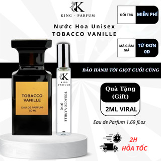 Nước Hoa Nam Tobacaco Vanile KING PARFUM Hương cay nồng phương đông hiện đại, quyến rũ
