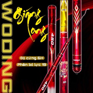  Cần câu tay WODING Giáng Long độ cứng 6H chuyên câu đơn câu đài chất liệu carbon cao cấp tặng kèm quà Bảo Hành Trọn Đời 
