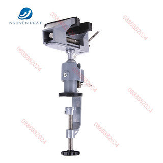 Ê tô kẹp đa năng xoay 360 độ 2 trong 1 - ê tô kẹp bàn giữ máy khoan mài khắc