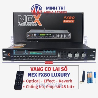 Vang cơ lai số nex fx80lx chống hú - bluetooth - effect mượt mà, chip số 48bit - minh trí audio