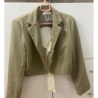 Blazer áo khoác dạ tweed 2hand váy áo gile pass đồ đen