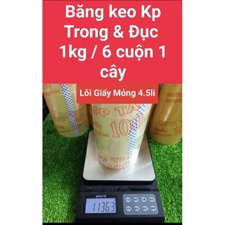 Băng keo băng dính trong/đục 4.8cm - 100yard