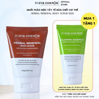Muối Thảo Mộc Tẩy Tế Bào Chết Freya Cosmos Hỗ Trợ Giảm Mụn Cơ Thể, Giảm Viêm Nang Lông Herbal Renewal Body Scrubs 150gr