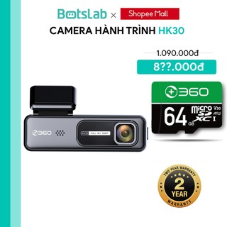  Camera Hành Trình Botslab 360 HK30 | Video HD 1080p | Ghi Hình Khi Đỗ Xe | Góc Quay 130 Độ