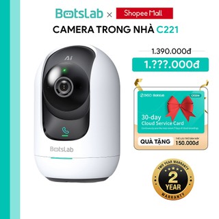 Camera trong nhà Botslab C221 Cam 2 Pro  | Độ phân giải 5MP | Ghi Hình Đêm 10m | Bảo Hành 24 Tháng