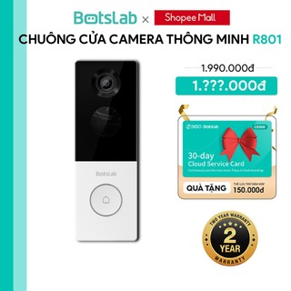 Chuông cửa Thông minh Botslab R801 | Chuông Chống Tháo | Độ Phân Giải 2K Full HD | Gọi Video Từ Xa | Bảo Hành 24 Tháng