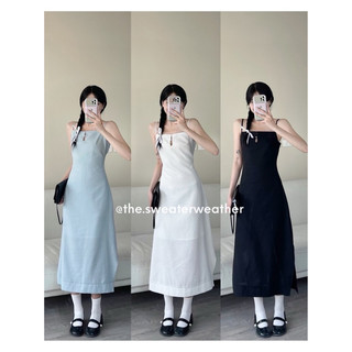 Váy maxi 2 dây trơn the.sweaterweather TSW (ảnh thật)