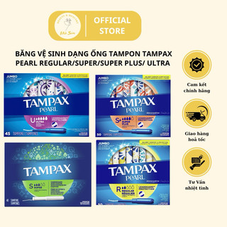 Băng vệ sinh dạng ống Tampon Tampax Pearl Light/ Regular/ Super/ Super Plus