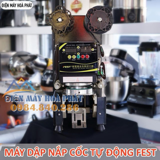 Máy ép nắp cốc dập miệng ly trà sữa tự động Fest RC95
