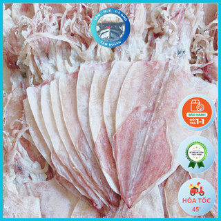 Khô Mực Bầu Câu [Loại 1] Mình Dày, Thịt Ngọt - Mực Khô Bầu Size 20 - 25 Con/1kg Khô Cà Mau [Hỏa Tốc]