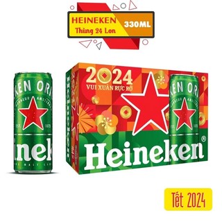 Thùng 24 lon bia Heineken 330ml/lon