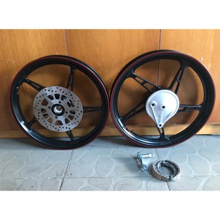 MÂM VÀNH ĐÚC 5 CÂY THẮNG ĐĨA-SAU ĐÙM NHỎ(NẮP BÁT PHANH NHỎ) YAMAHA SIRIUS 50CC RÁP LÊN ZIN THEO XE KHÔNG CHẾ CHÁO
