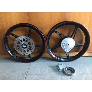 MÂM VÀNH ĐÚC 5 CÂY ĐĨA TRƯỚC-SAU ĐÙM NHỎ(NẮP BÁT PHANH NHỎ) CHO SIRIUS 50CC TRUNG QUỐC RÁP LÊN THEO XE KHÔNG CHẾ CHÁO