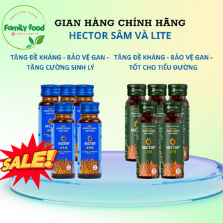 Nước đông trùng hạ thảo hector sâm, hỗ trợ sức khoẻ, cải thiện sinh lý, hỗ trợ ngăn ngừa ung thư, đột quỵ hộp 10 chai