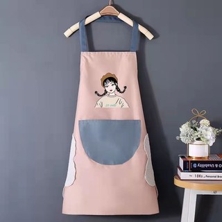 Tạp Dề Chống Thấm Dày Dặn Kiểu Hàn Quốc