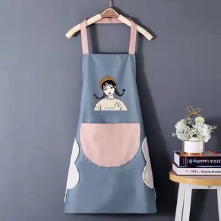 Tạp Dề Chống Thấm Dày Dặn Kiểu Hàn Quốc