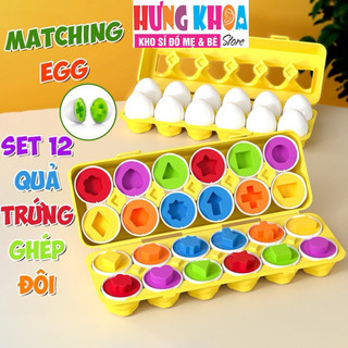 Trò Chơi Matching Egg - TRỨNG GHÉP ĐÔI HÌNH HỌC