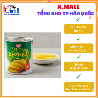 Dứa hộp hàn quốc 836g .